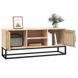 vidaXL Tv-meubel 105x30x45 cm bewerkt hout wit