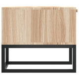 vidaXL Salontafel 80x40x35 cm bewerkt hout en ijzer wit