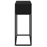 vidaXL Console table 80x30x75 cm engineered wood and iron white