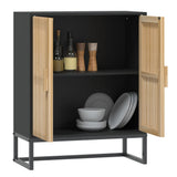 vidaXL Dressoir 60x30x75 cm bewerkt hout wit