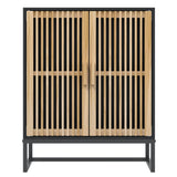 vidaXL Dressoir 60x30x75 cm bewerkt hout wit