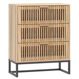 vidaXL Dressoir 60x30x75 cm bewerkt hout wit