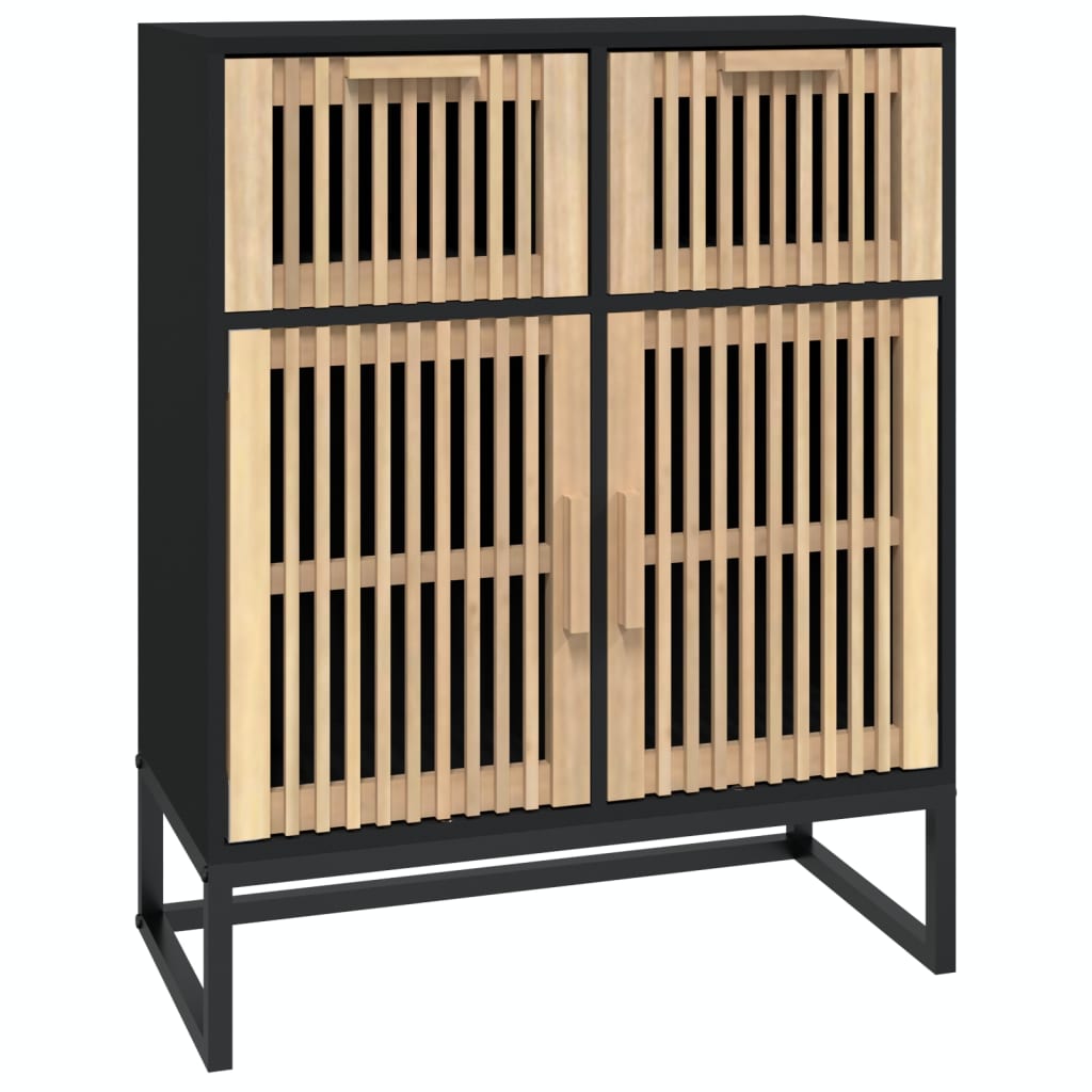 vidaXL Dressoir 60x30x75 cm bewerkt hout wit