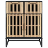 vidaXL Dressoir 60x30x75 cm bewerkt hout wit