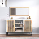 vidaXL Dressoir 105x30x65 cm bewerkt hout wit