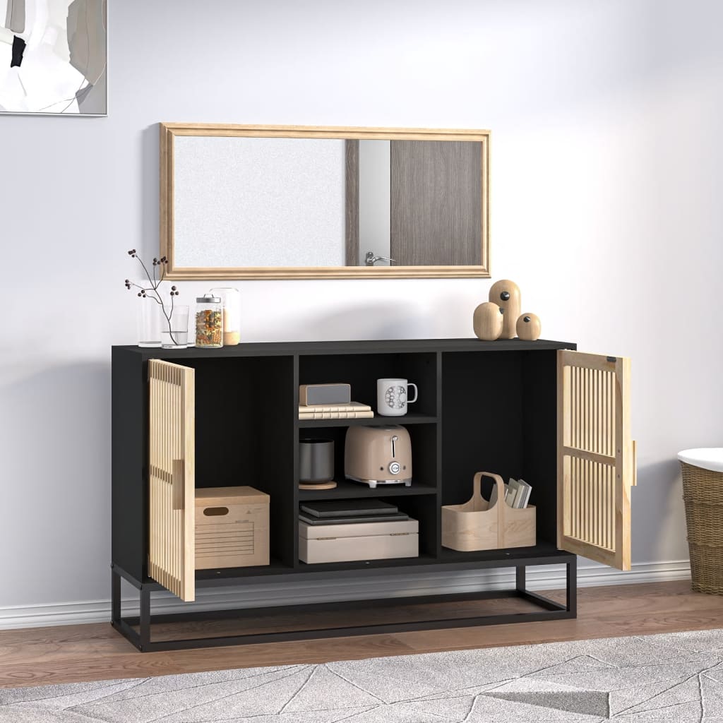 vidaXL Dressoir 105x30x65 cm bewerkt hout wit