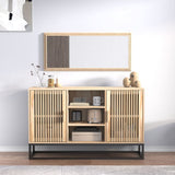 vidaXL Dressoir 105x30x65 cm bewerkt hout wit