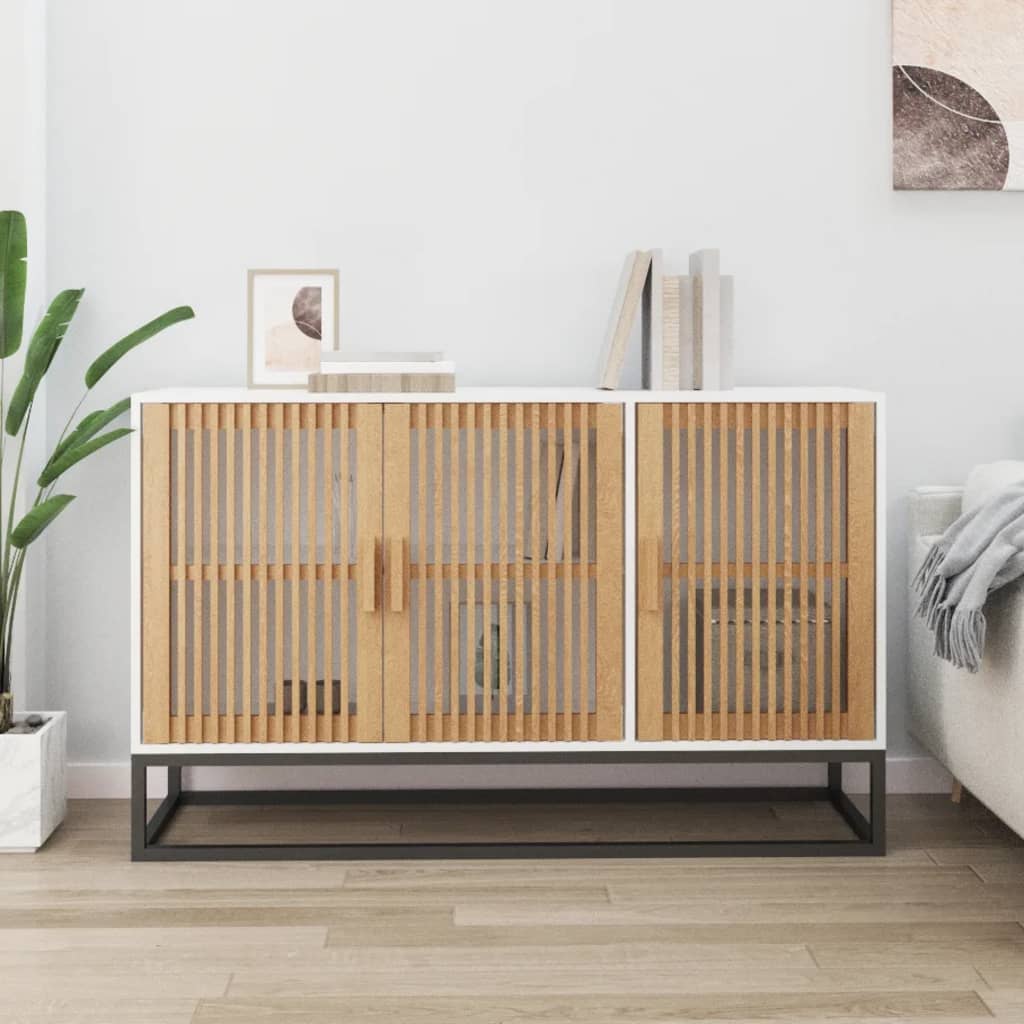 vidaXL Sideboard 105x30x65 cm engineered wood white