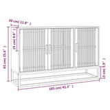 vidaXL Sideboard 105x30x65 cm engineered wood white