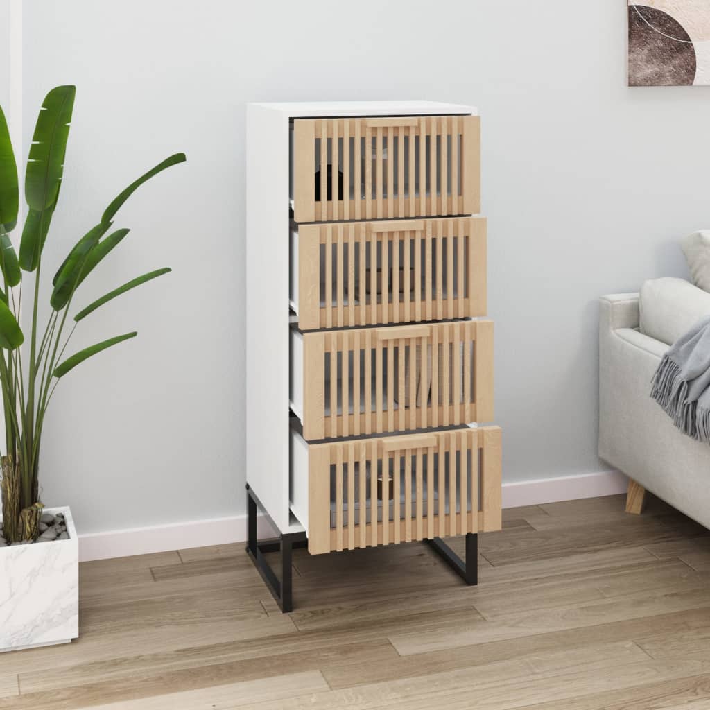 vidaXL Hoge kast 40x30x95 cm bewerkt hout