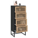 vidaXL Hoge kast 40x30x95 cm bewerkt hout