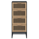 vidaXL Hoge kast 40x30x95 cm bewerkt hout