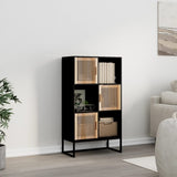 vidaXL Hoge kast 70x35x125 cm bewerkt hout wit