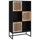 vidaXL Hoge kast 70x35x125 cm bewerkt hout wit
