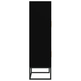 vidaXL Hoge kast 70x35x125 cm bewerkt hout wit
