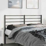 vidaXL Replacement Headboard Metal Black 75 cm