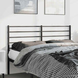 vidaXL Replacement Headboard Metal Black 75 cm
