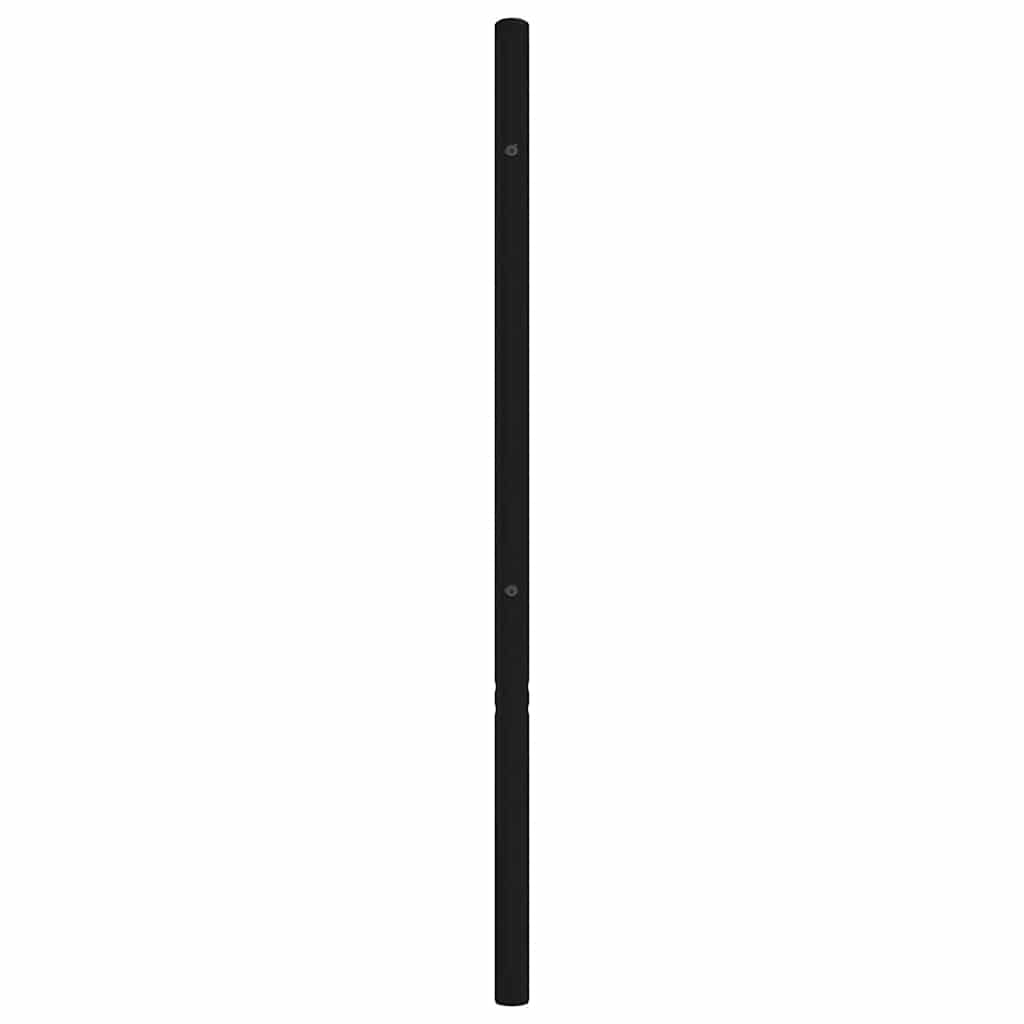 vidaXL Replacement Headboard Metal Black 75 cm