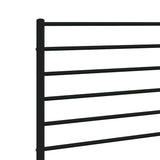 vidaXL Replacement Headboard Metal Black 75 cm