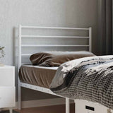 vidaXL Replacement Headboard Metal Black 75 cm