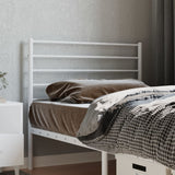 vidaXL Replacement Headboard Metal Black 75 cm