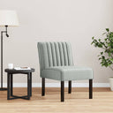 vidaXL Stoel fluweel blauw