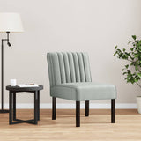 vidaXL Stoel fluweel blauw