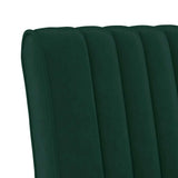 vidaXL Stoel fluweel blauw