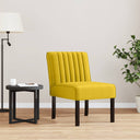 vidaXL Stoel fluweel blauw