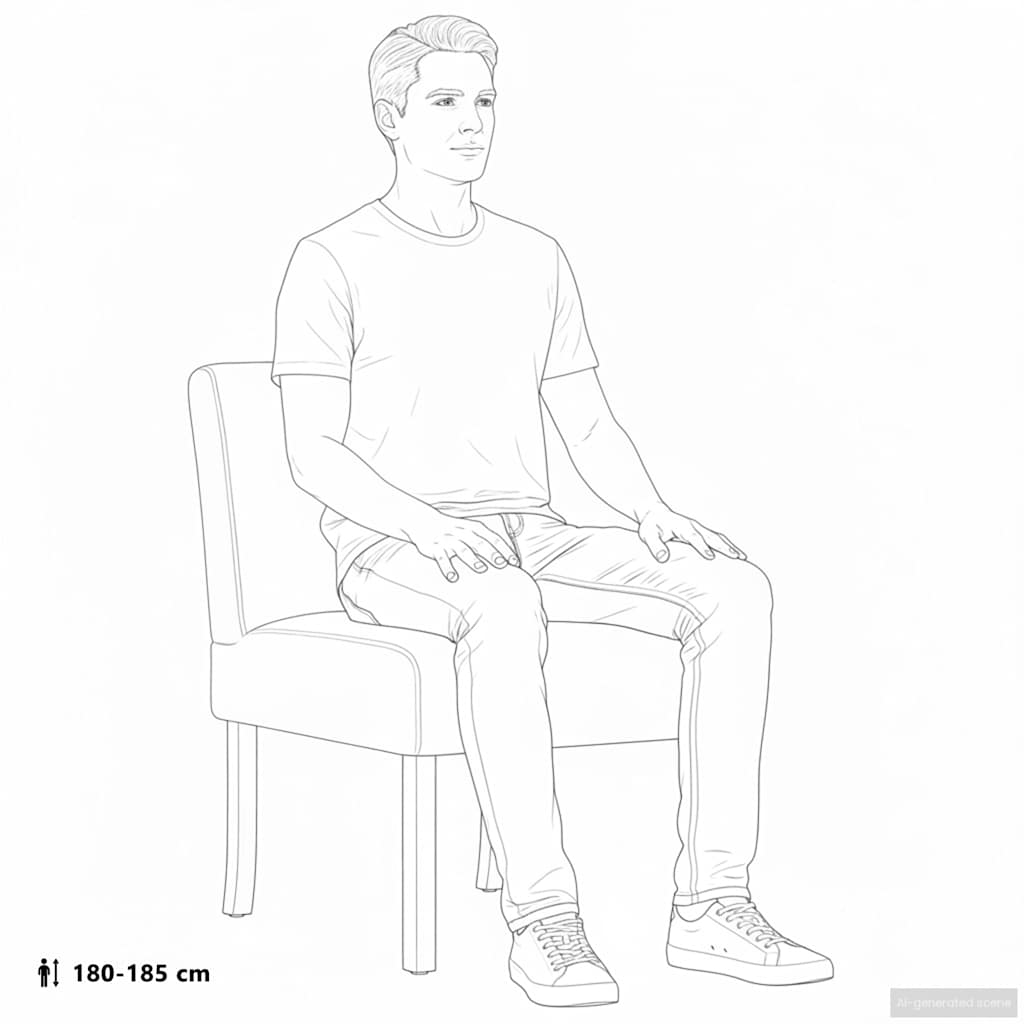 vidaXL Stoel stof crèmekleurig