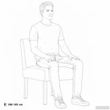 vidaXL Stoel stof crèmekleurig
