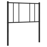 vidaXL Replacement Headboard Metal Black 75 cm