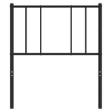 vidaXL Replacement Headboard Metal Black 75 cm