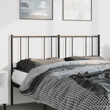 vidaXL Replacement Headboard Metal Black 75 cm