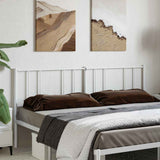 vidaXL Replacement Headboard Metal Black 75 cm