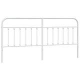 vidaXL Vervangend hoofdbord metaal zwart 75 cm