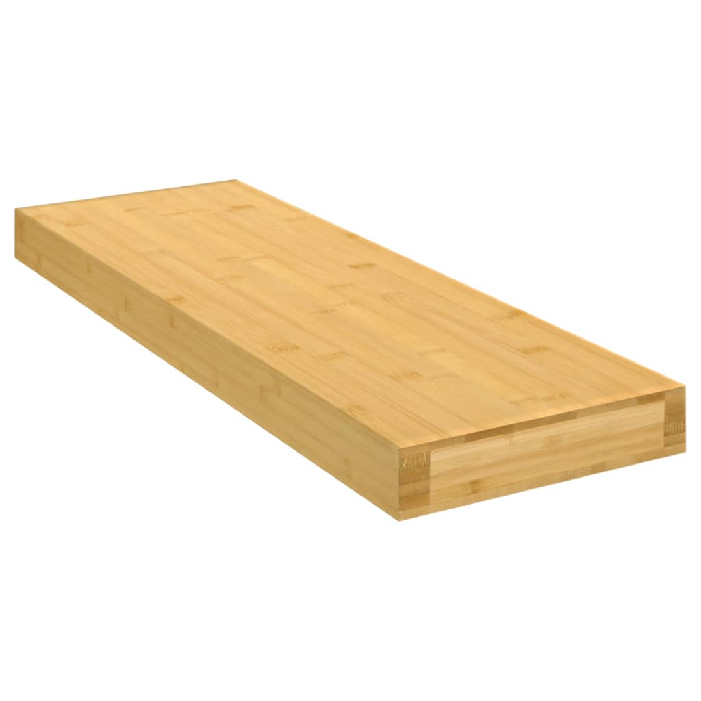 vidaXL Wall Shelf 40x20x1.5 cm Bamboo