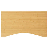 vidaXL Desk Top 110x55x1.5 cm bamboo