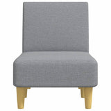 vidaXL Chaise longue stof lichtgrijs