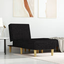 vidaXL Chaise longue stof lichtgrijs
