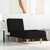 vidaXL Chaise longue stof lichtgrijs