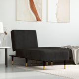 vidaXL Chaise longue fluweel blauw