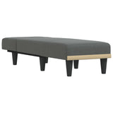 vidaXL Chaise longue stof lichtgrijs