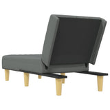 vidaXL Chaise longue fabric light grey