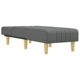 vidaXL Chaise lounge fabric light grey