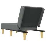 vidaXL Chaise lounge fabric light grey