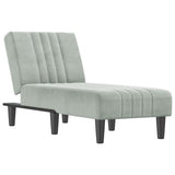 vidaXL Chaise Lounge Velvet Blue