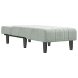 vidaXL Chaise Lounge Velvet Blue
