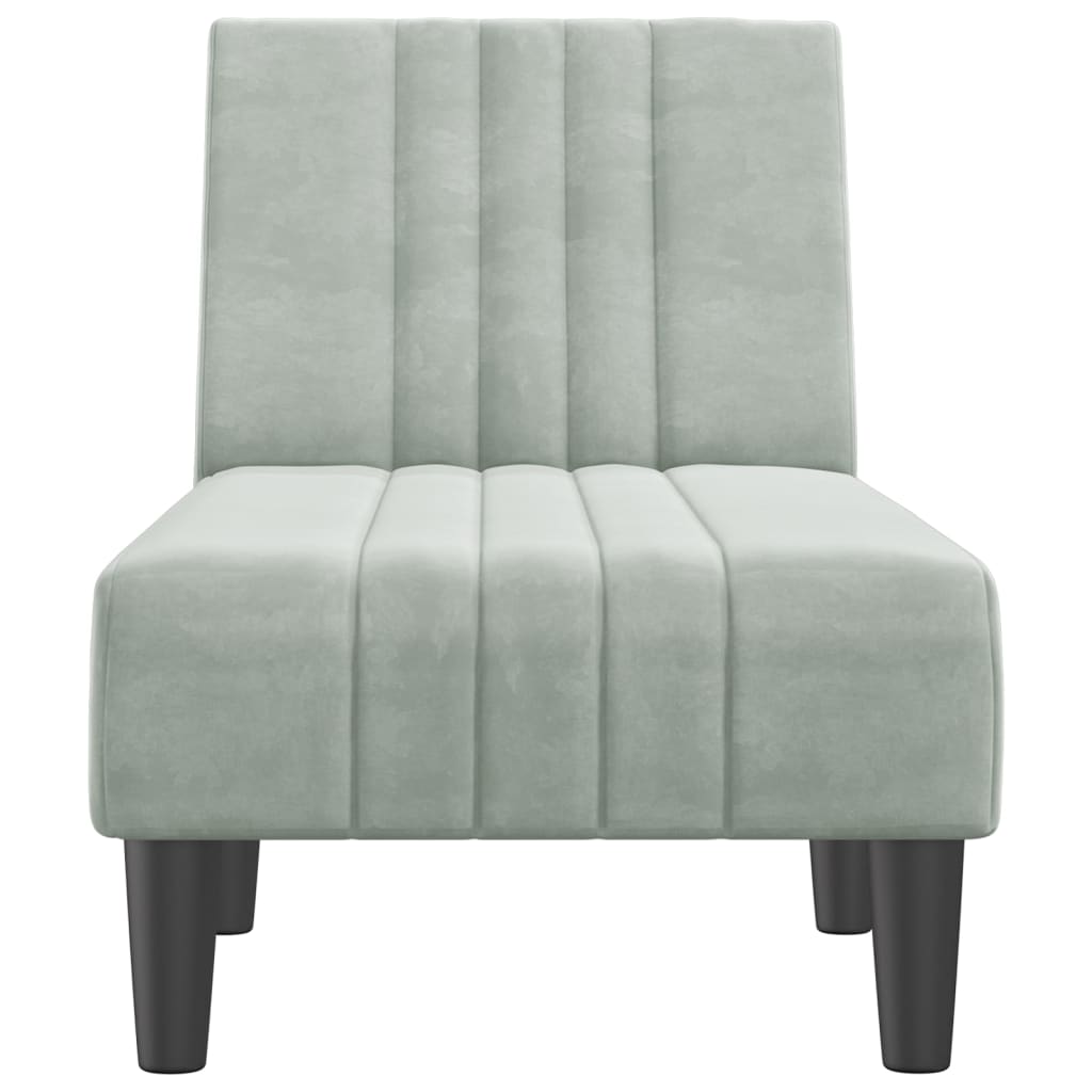 vidaXL Chaise Lounge Velvet Blue