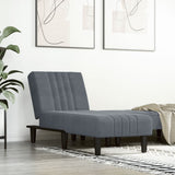 vidaXL Chaise Lounge Velvet Blue